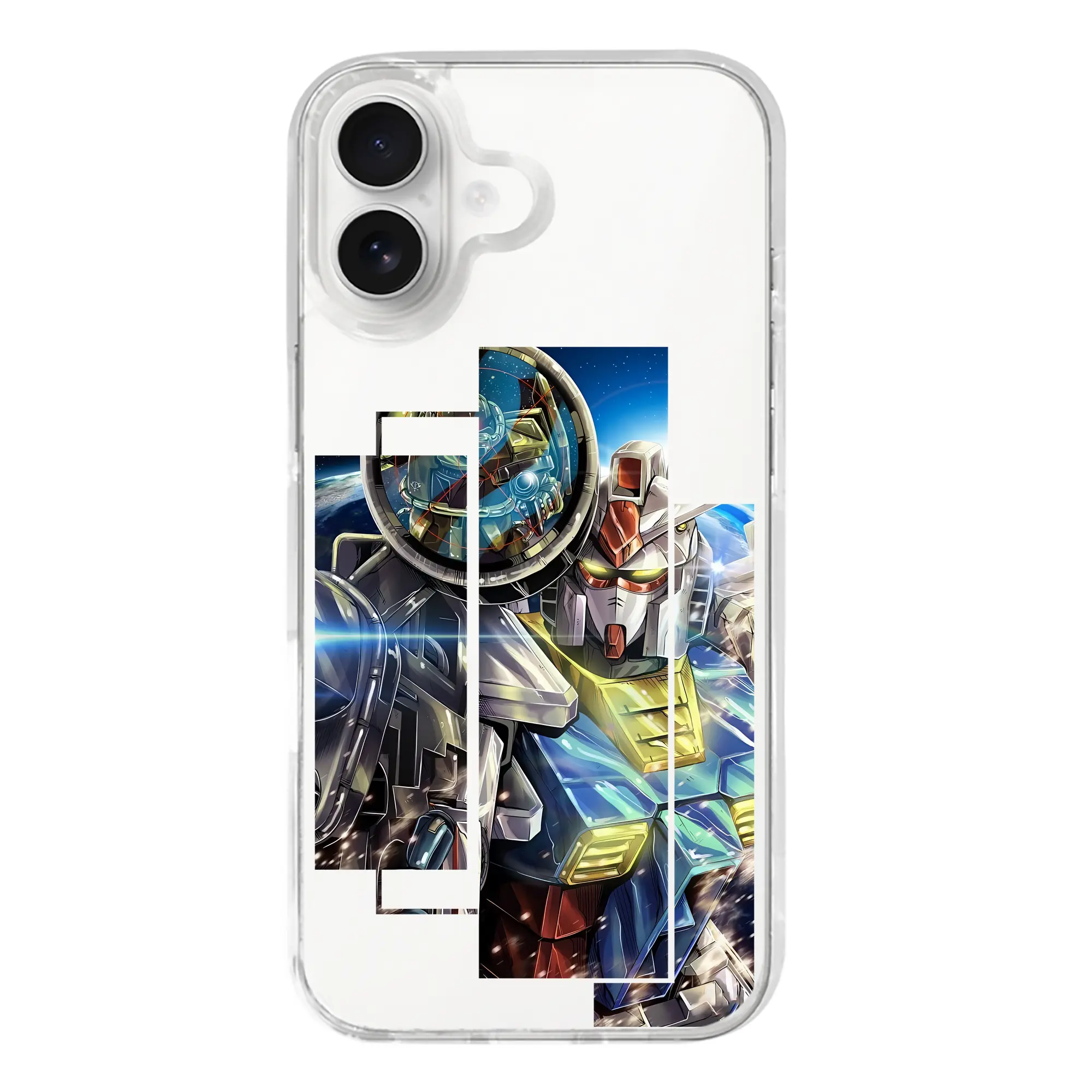 ガンダム グッズ,νガンダム - iPhone 17シリーズ 透明スマホケース – 薄型・耐衝撃・精密フィット保護カバー